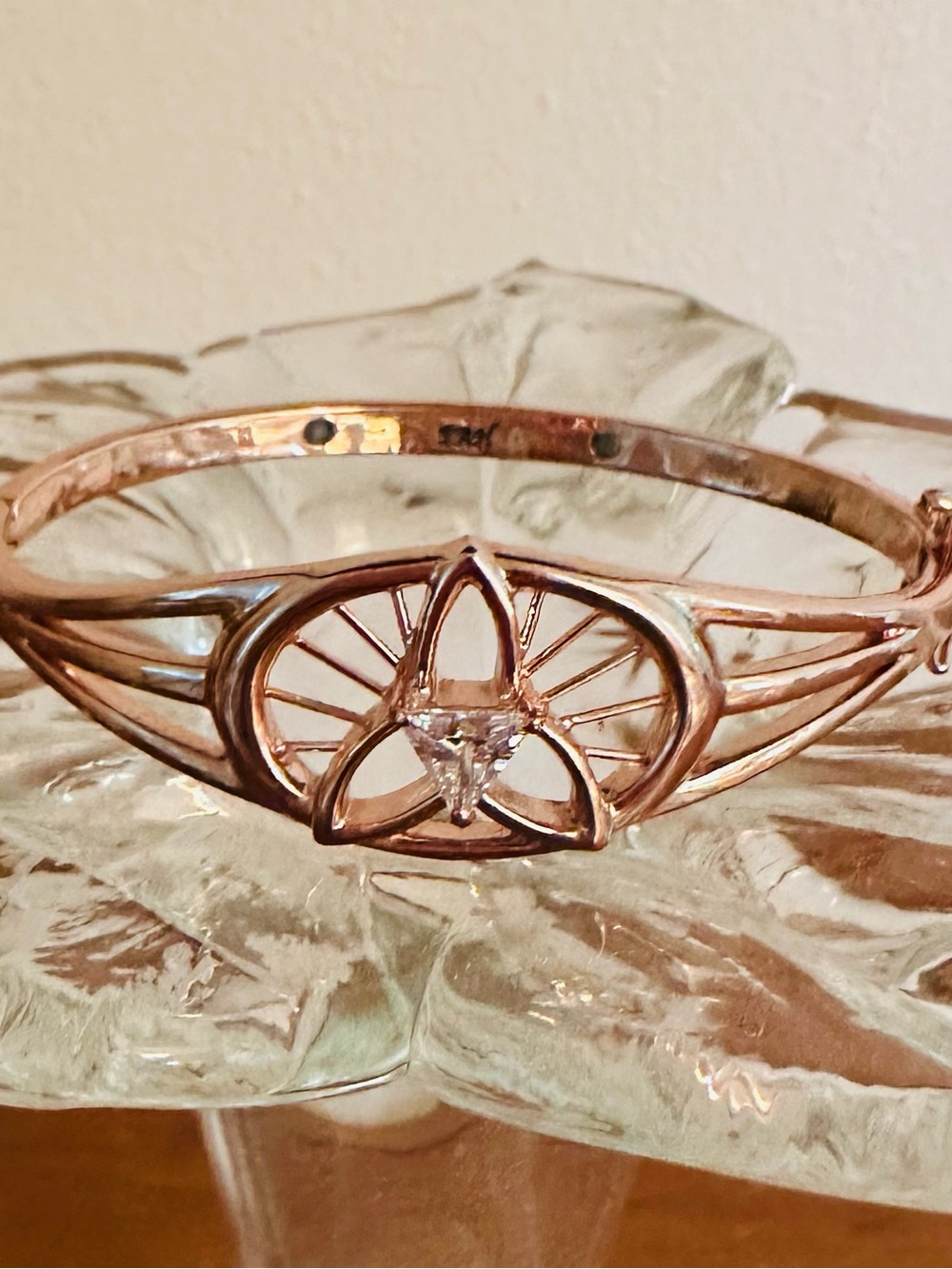 The Bradford Exchange Mind, Body, and Spirit Copper Healing Bracelet